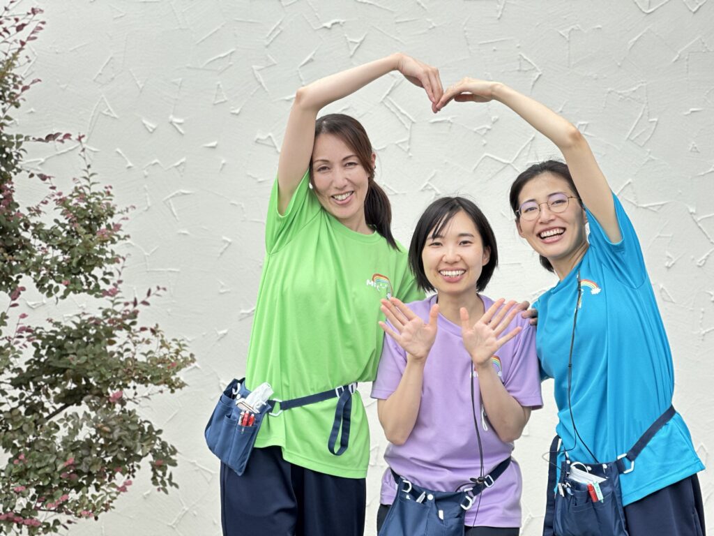 ハートを作ったよ！